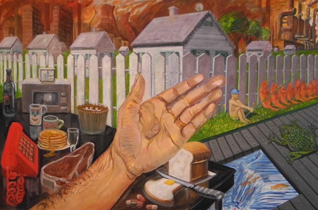 In Gestation, 1999, oil on canvas