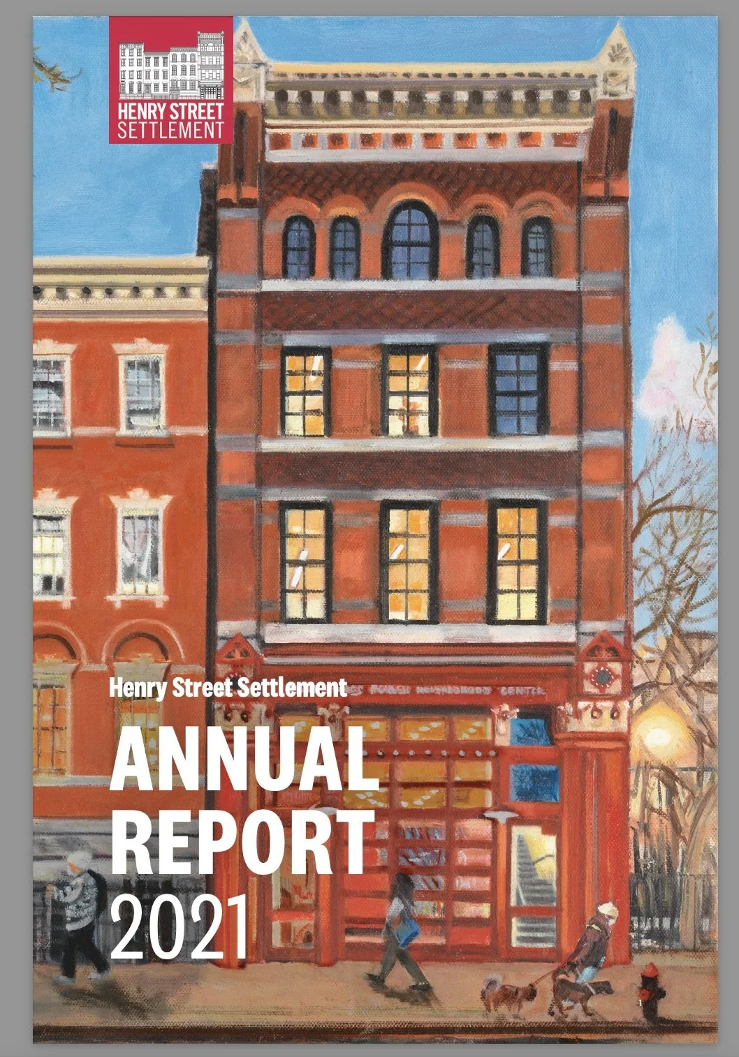  Front Cover of the 2021 Henry St Settlement annual report 