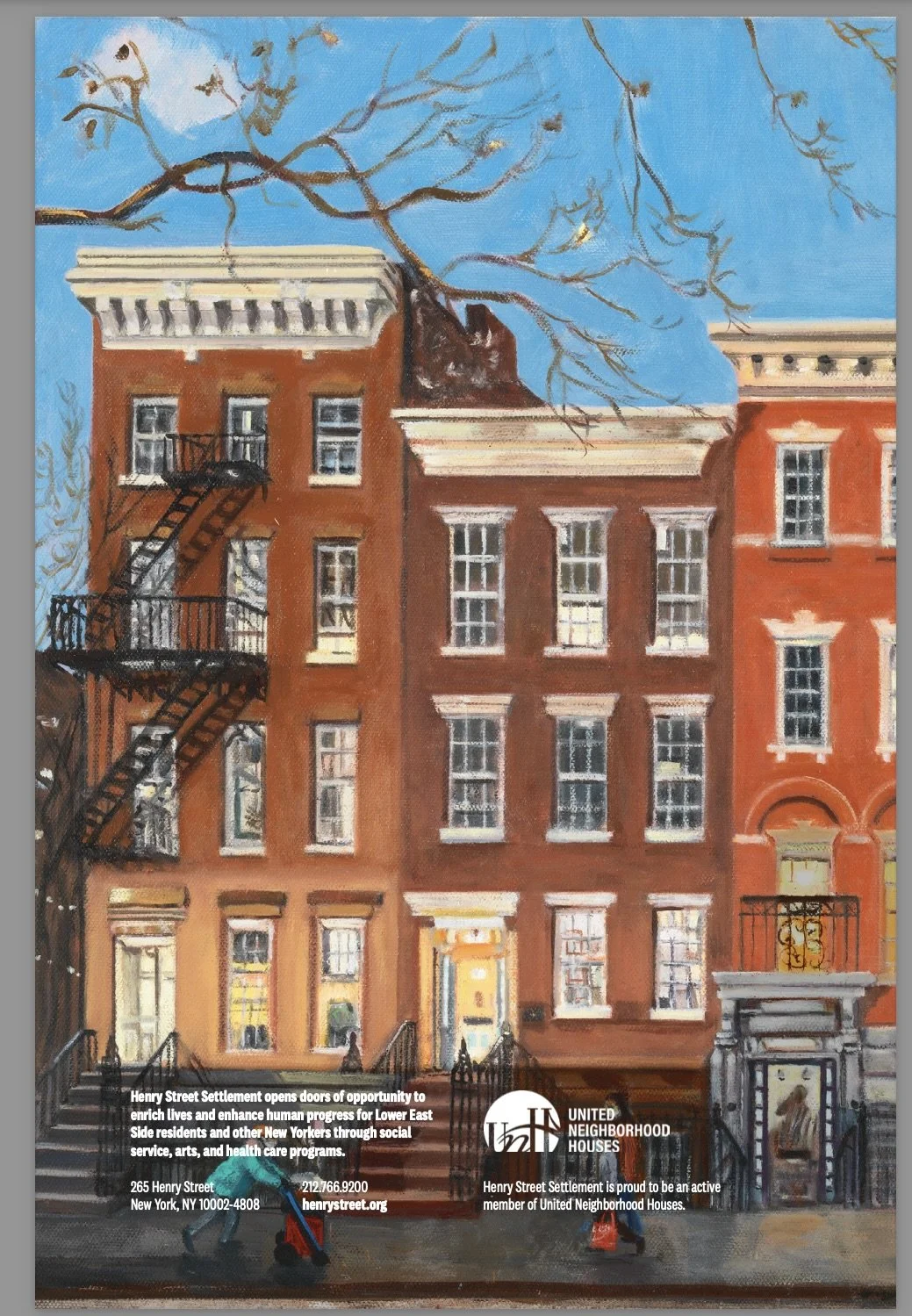  Back Cover of the 2021 Henry St Settlement Annual Report 