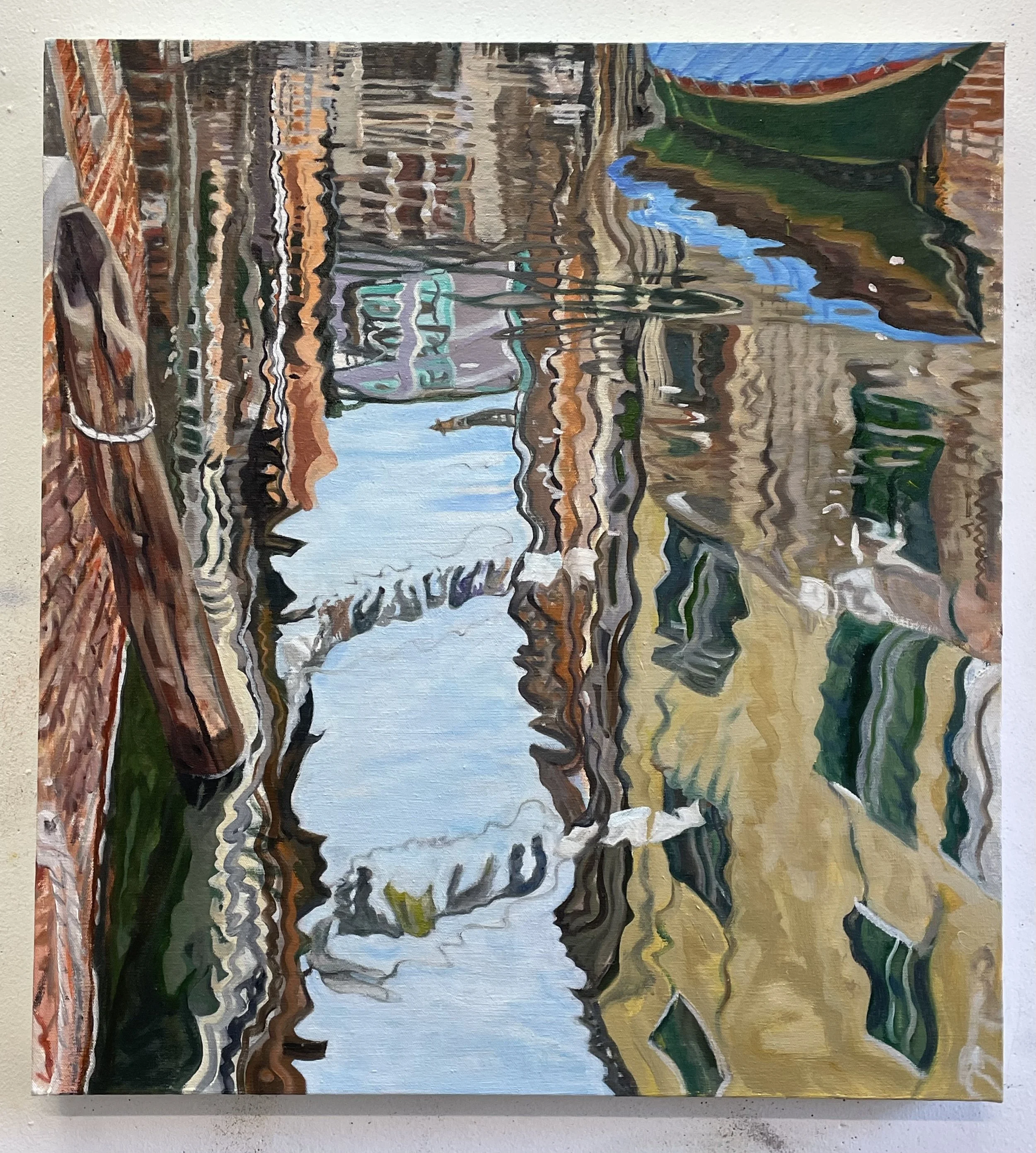 Ahhh Venice 3 oil on Canvas, 24 x 22, 2024