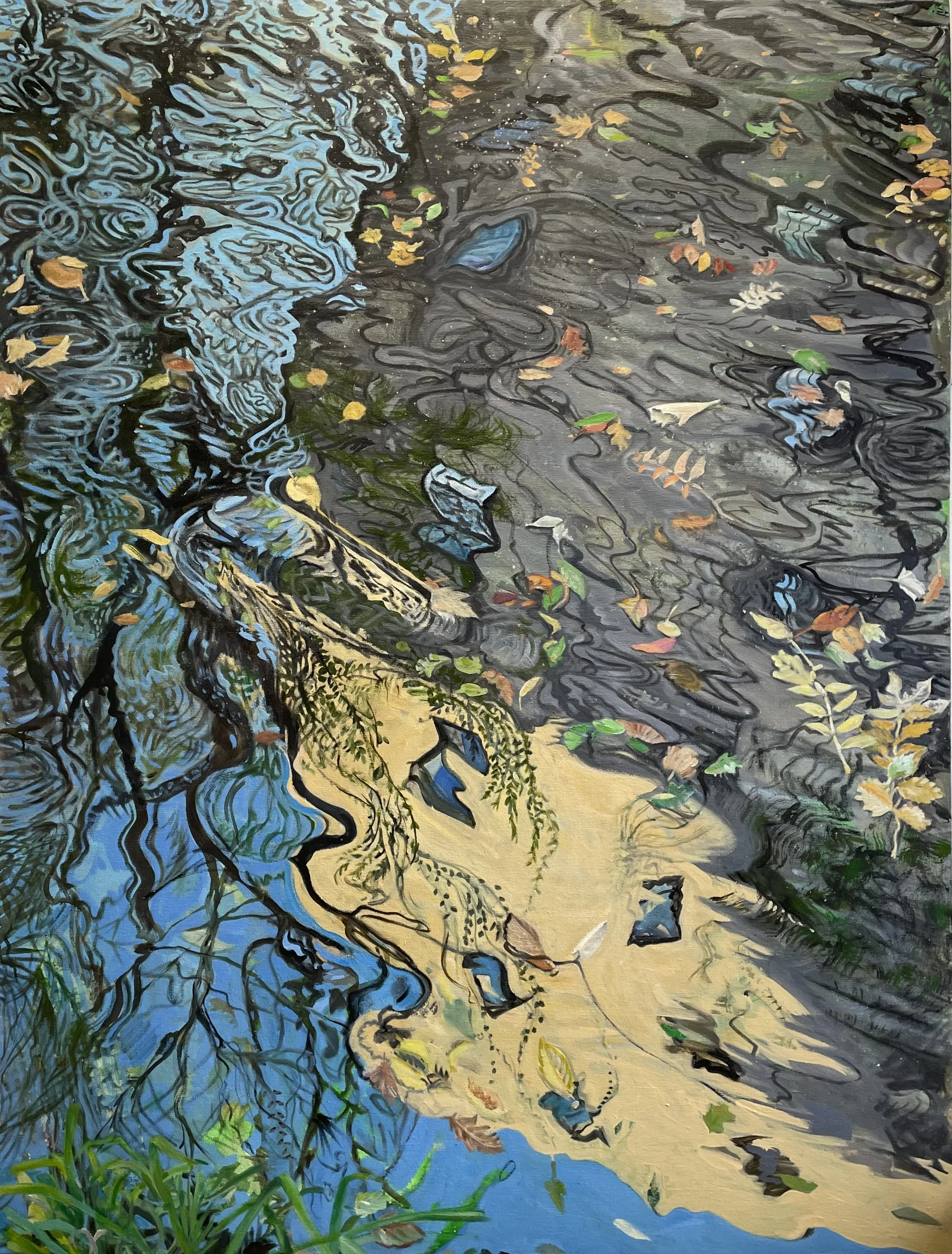 Pond Life, Oil on Canvas, 60 x 45, 2026