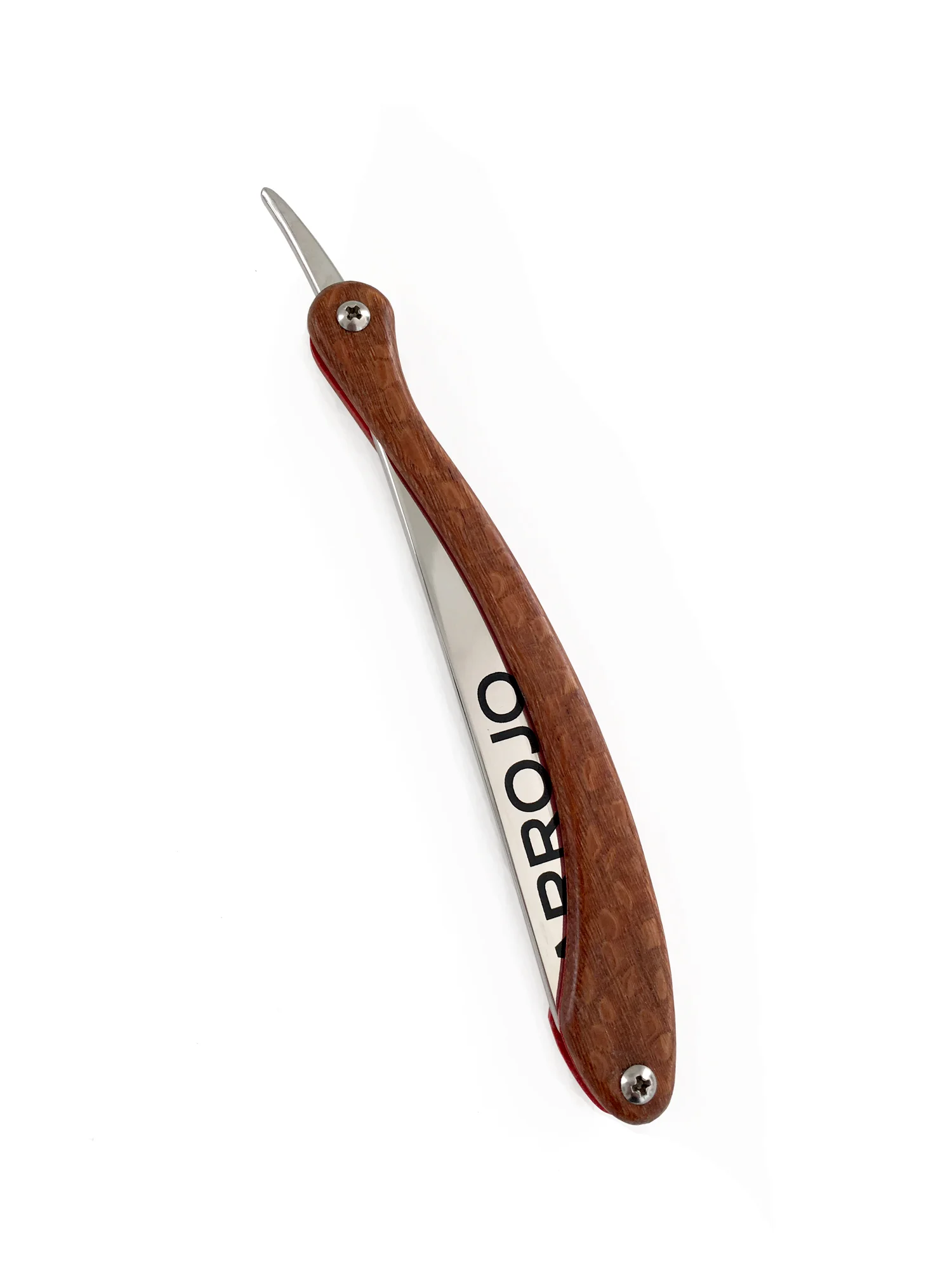 handcrafted leopardwood razor