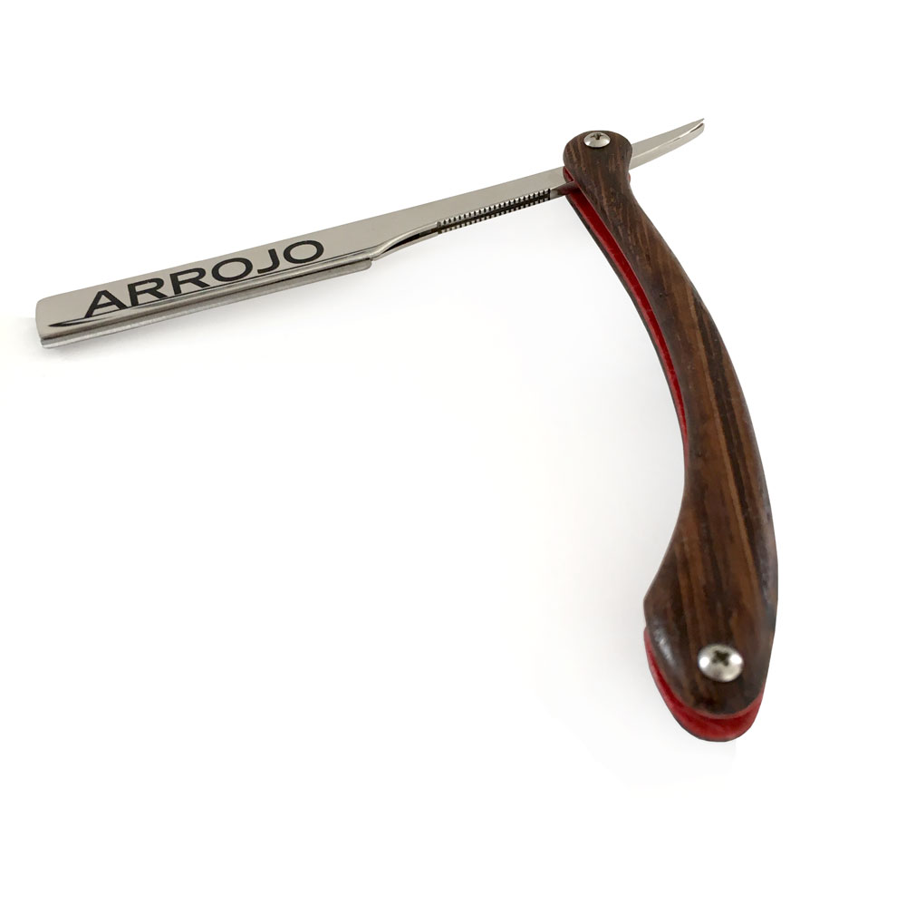 handcrafted wengewood razor