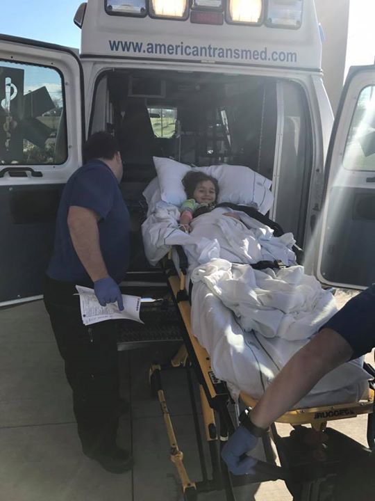 Just so you all know, beside the intial shock and freak out when she broke her arm- this was pretty much her disposition throughout the whole ordeal. She had all the nurses and doctors laughing. She is our performer that one! 