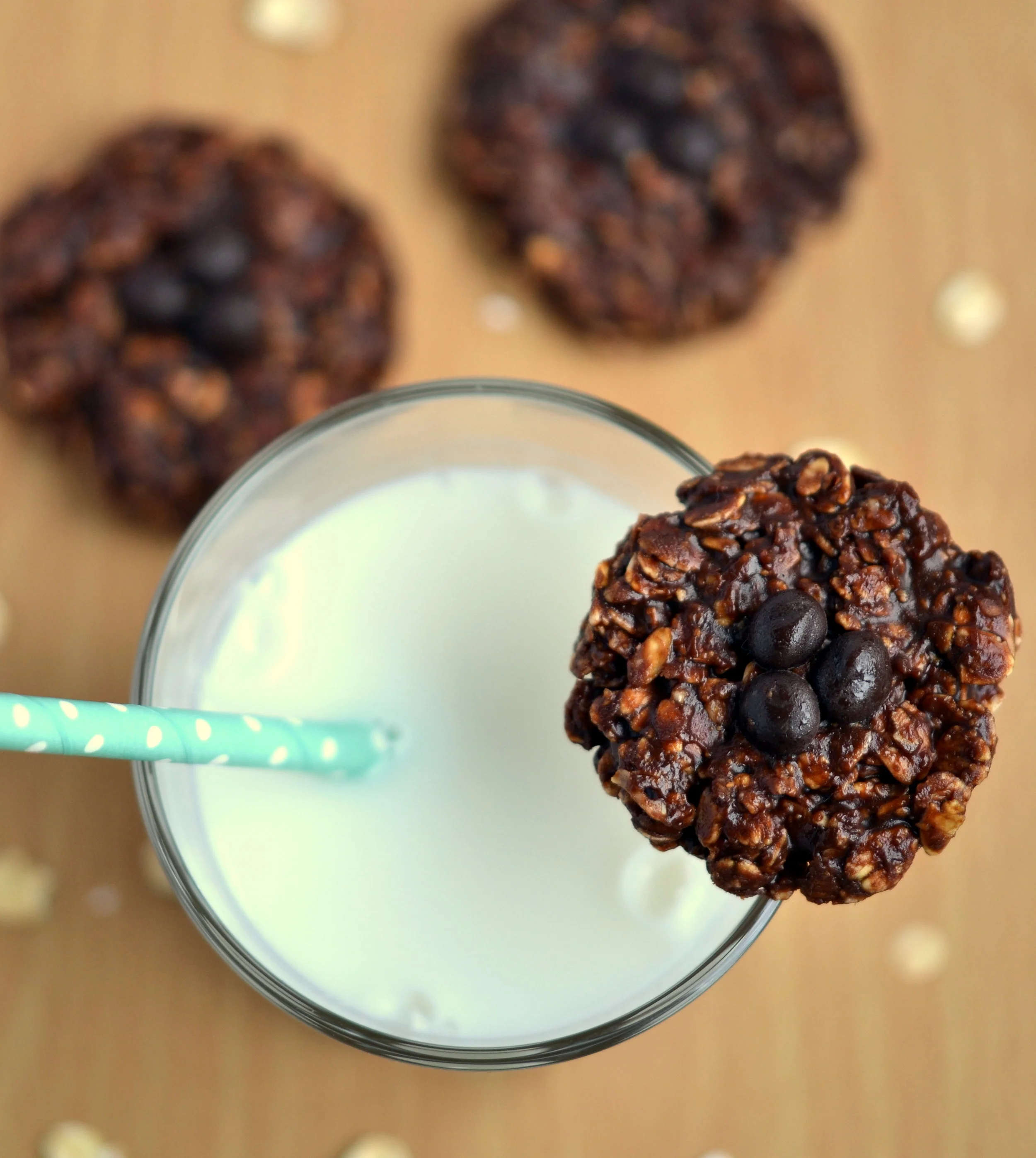 Chocolate Peanut Butter Bliss Cookies (sugar-free!)