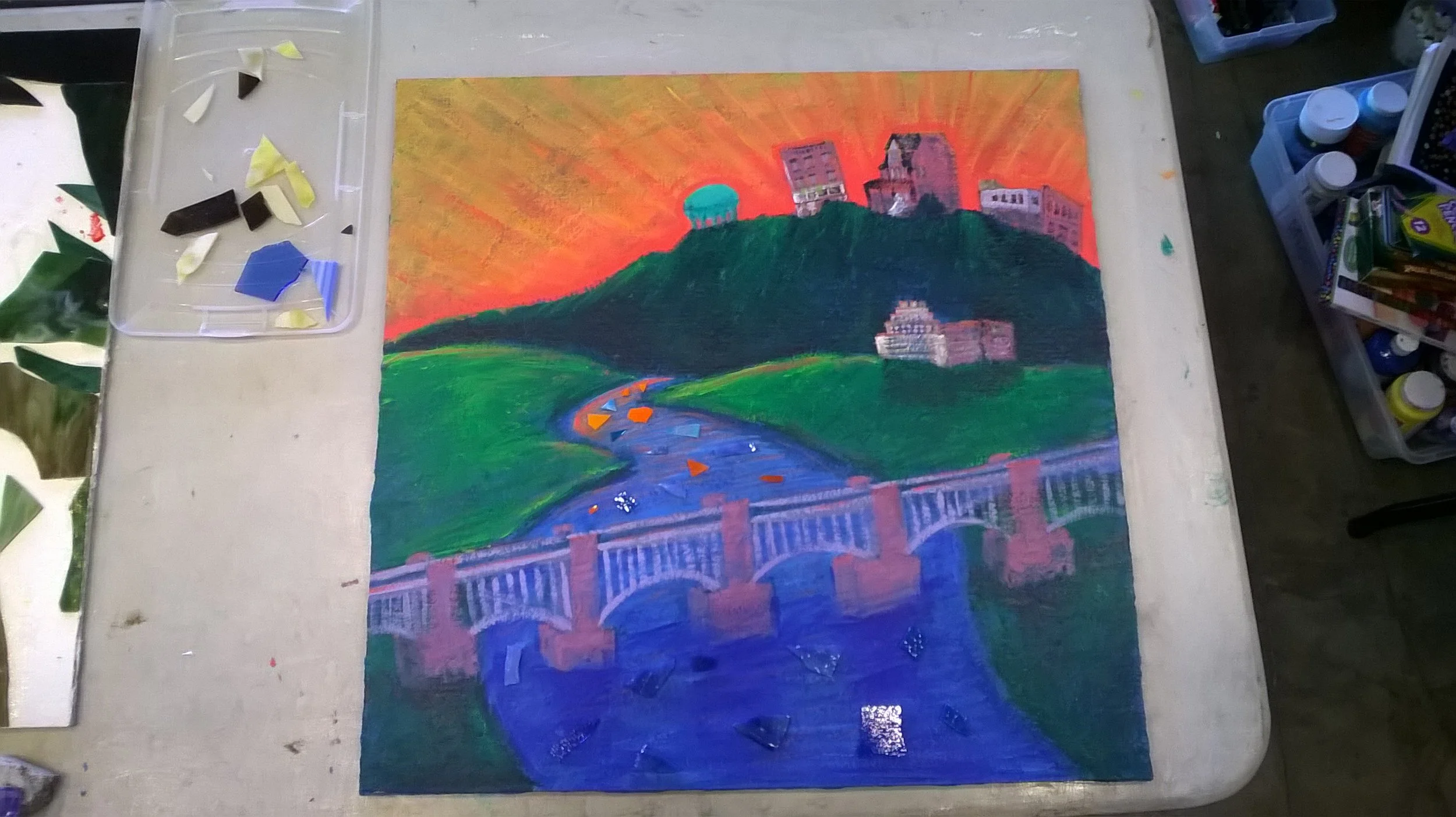 Pittsburgh Glass Center Mural 2016