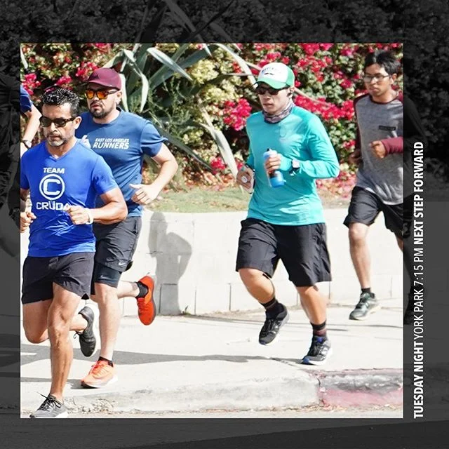 NEXT STEP
.
Join us tonight at York Park for a 2-mile route to the Oxy stairs then somewhere around 400+ stairs for an all around workout.
.
Meet at 7:15 / take off by 7:45 pm
York Park at Ave 50 + York Blvd
.
#highlandparkrunners #running #runners