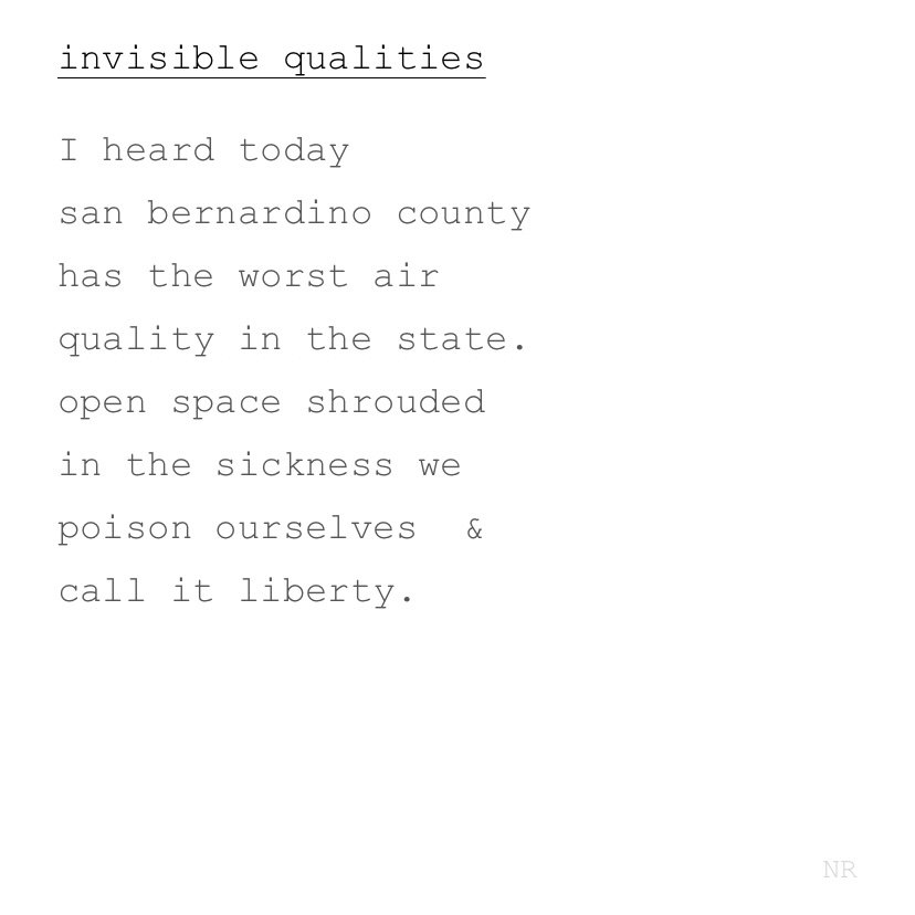 day 76: invisible qualities
