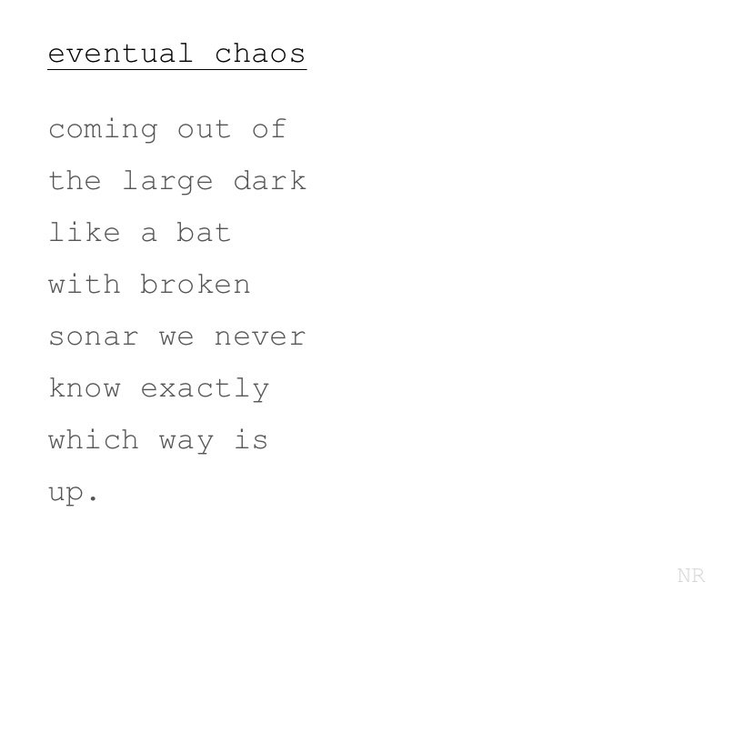 day 84: eventual chaos