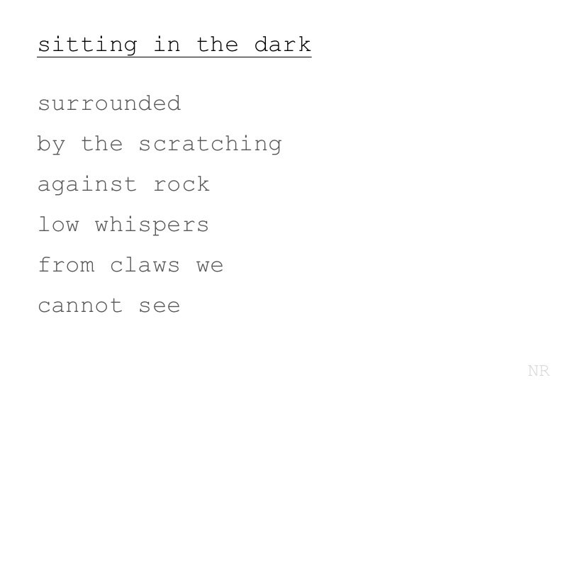 day 89: sitting in the dark