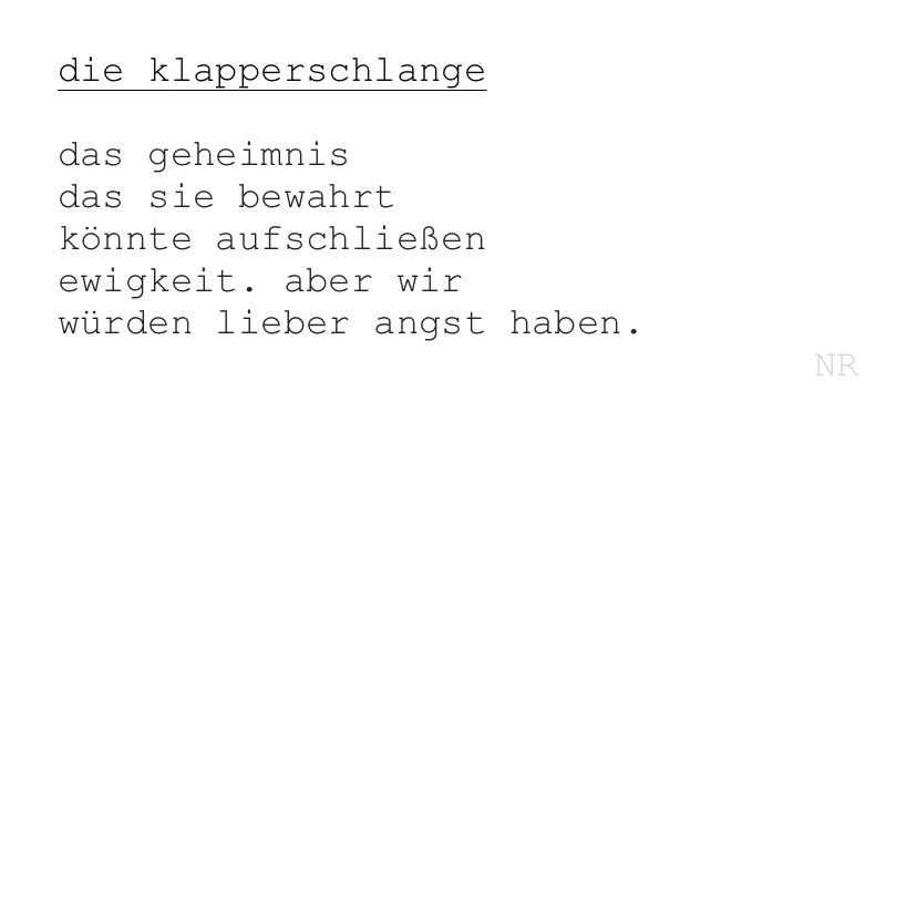 day 143: die klapperschlange