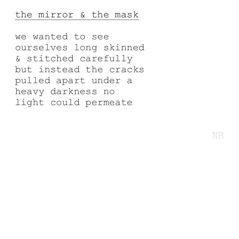 day 156: the mirror & the mask