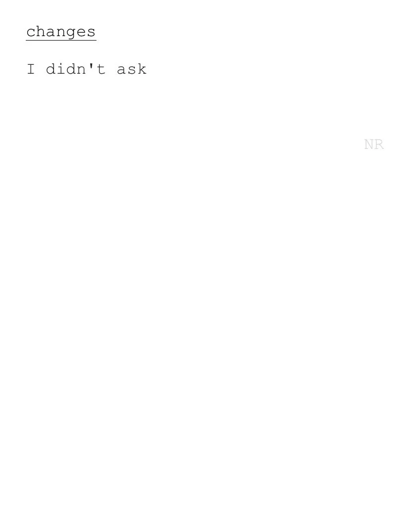 day 163: changes