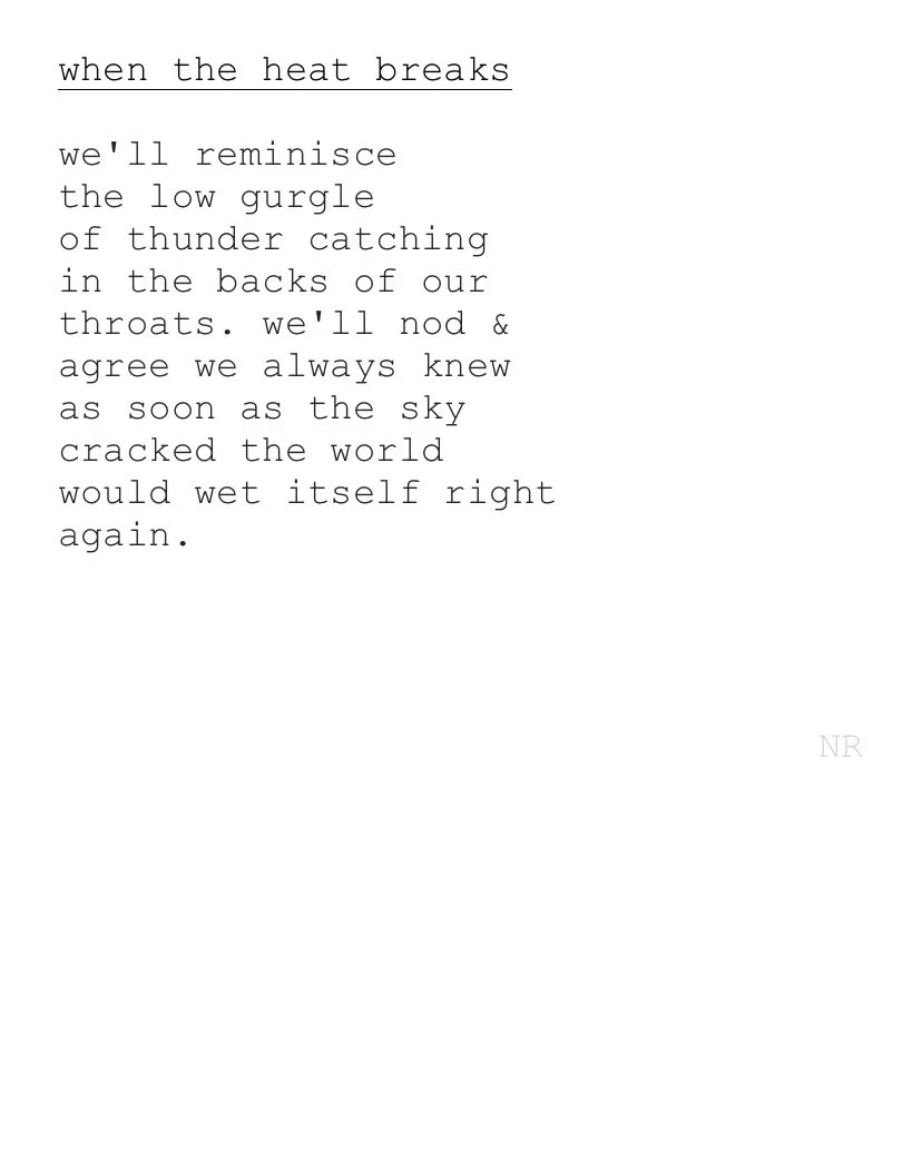 day 195: when the heat breaks