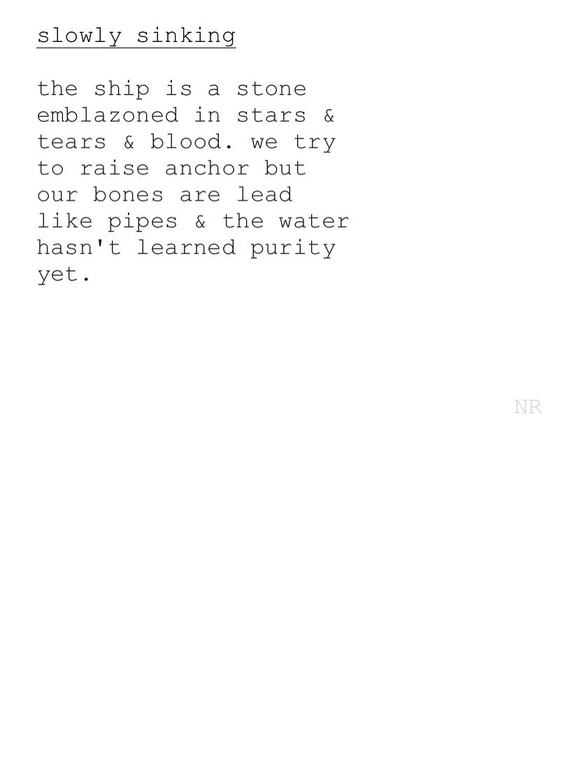 day 213: slowly sinking