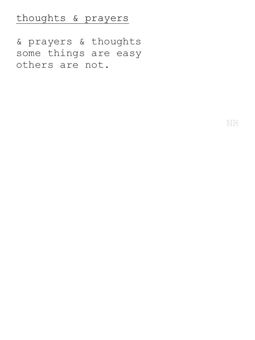 day 214: thoughts & prayers