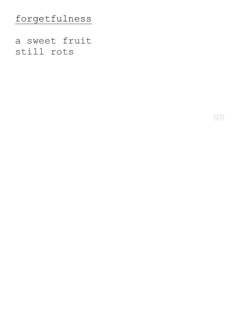 day 237: forgetfulness