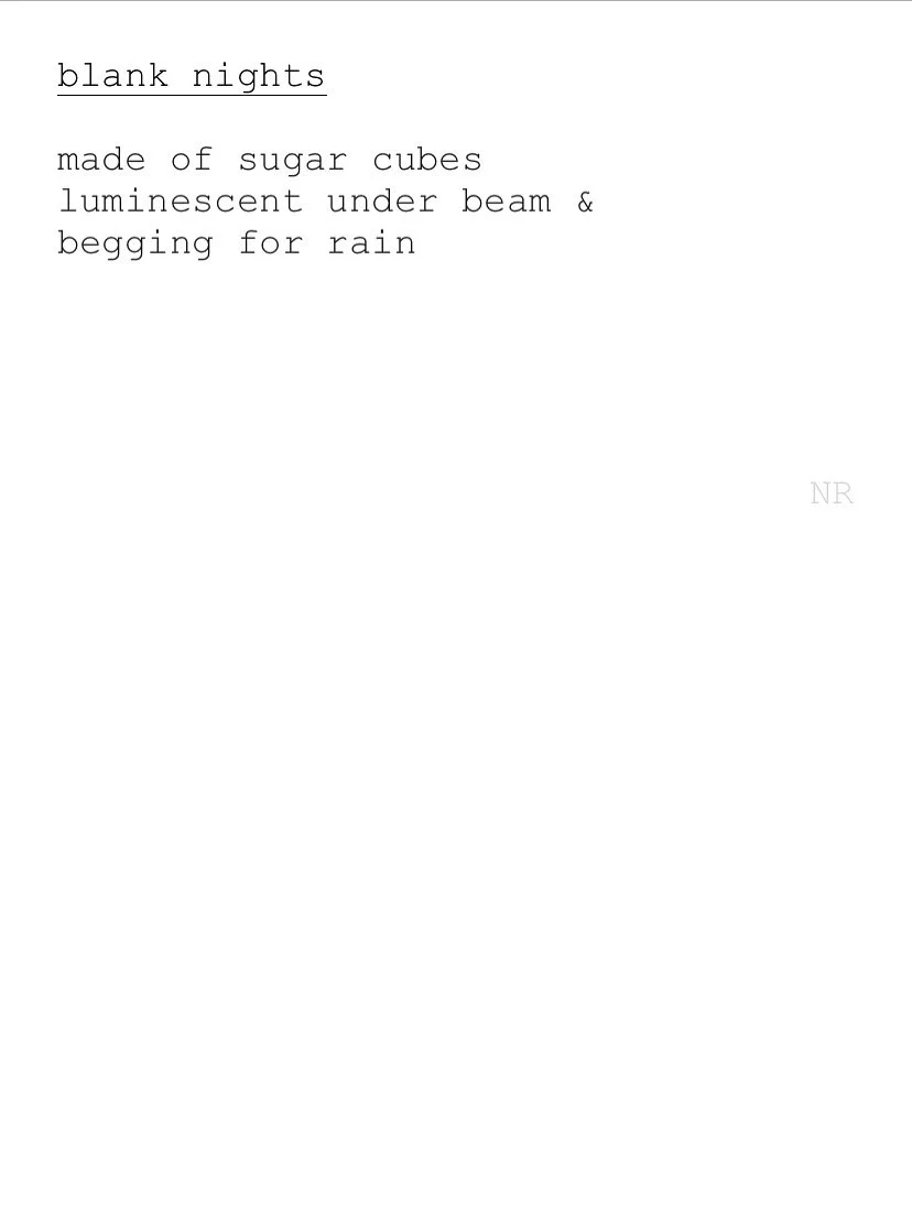 day 246: blank nights