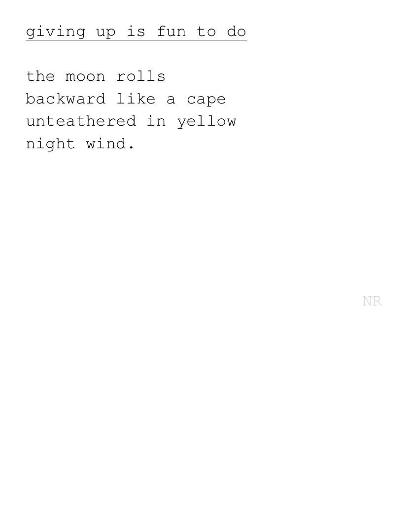 day 275: giving up is fun to do