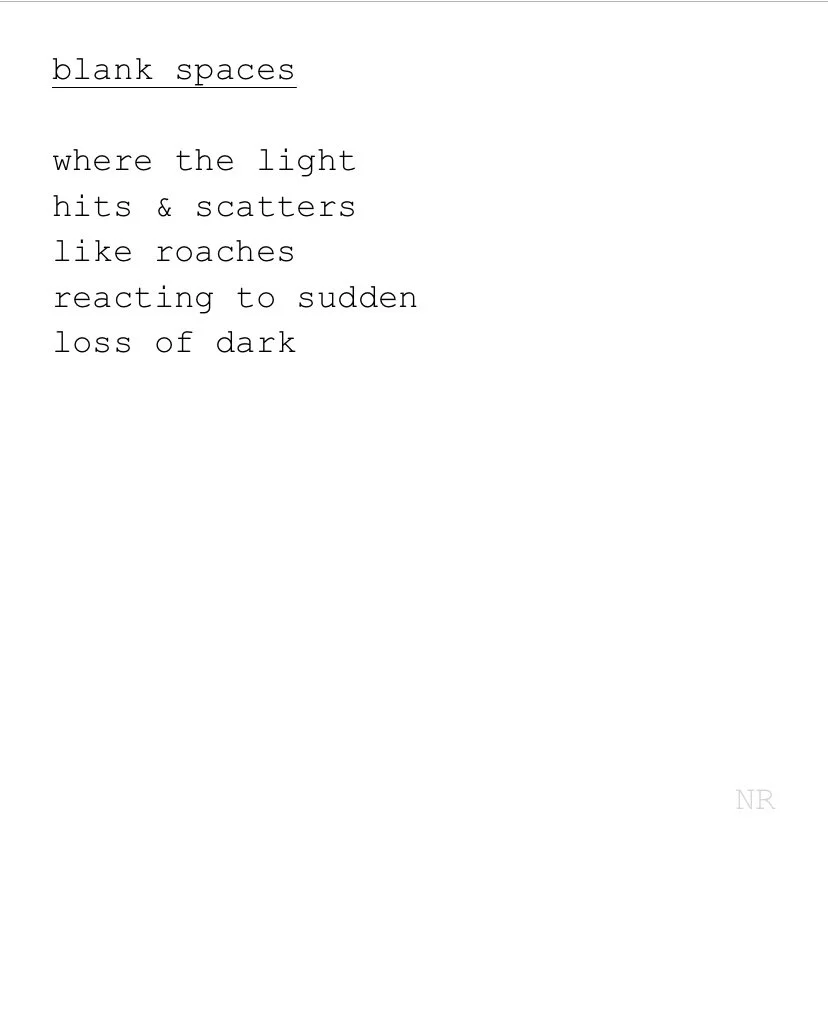 day 325: blank spaces