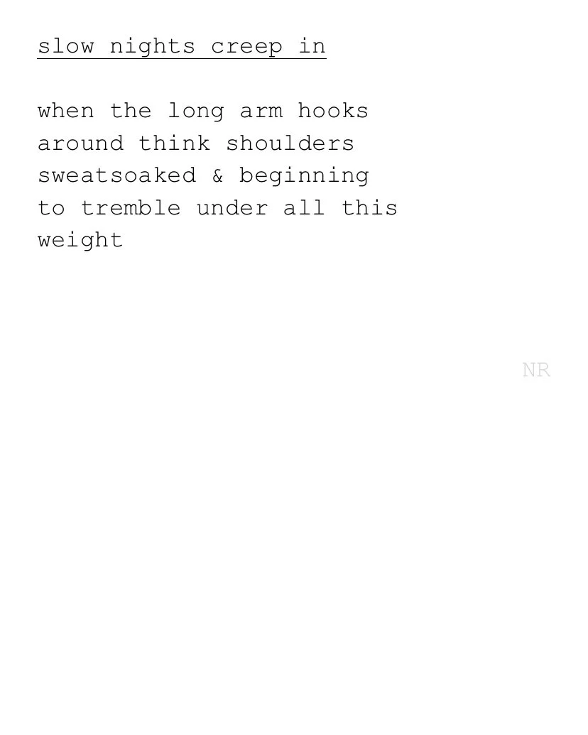 day 354: slow nights creep in