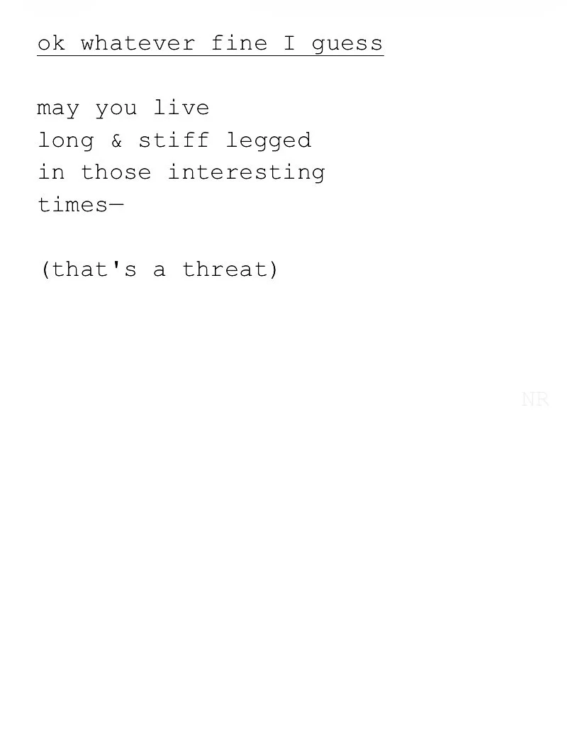 day 358: ok whatever fine I guess