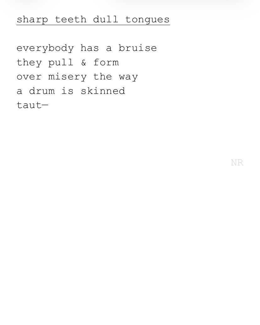 day 379: sharp teeth dull tongues