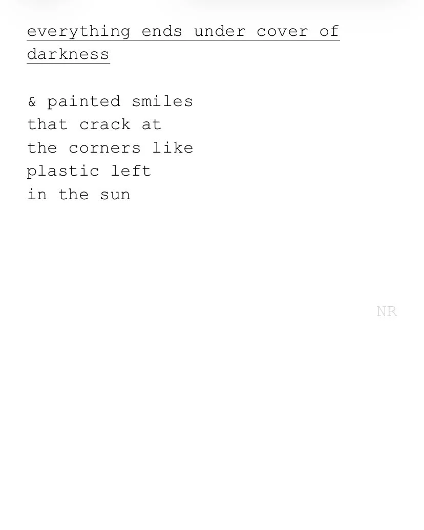 day 401: everything ends under cover of darkness