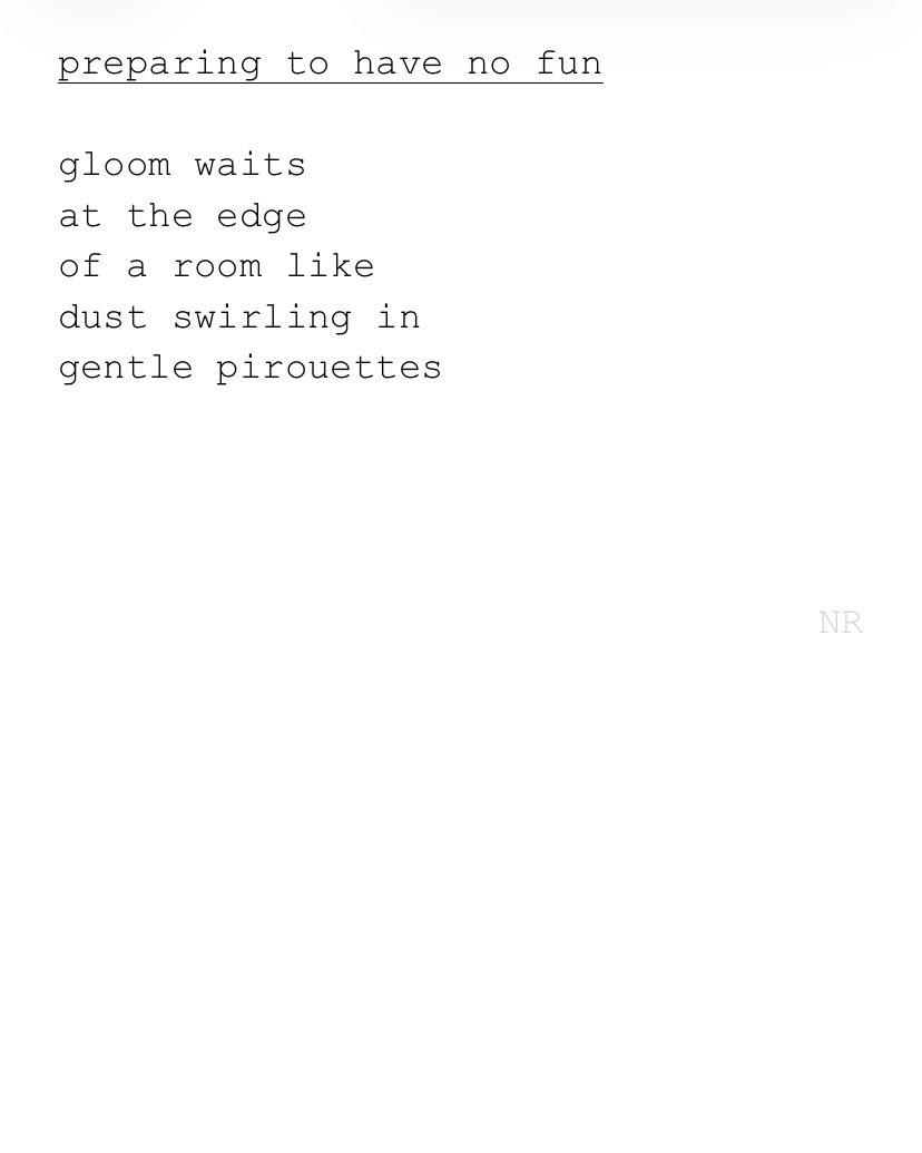 day 403: preparing to have no fun