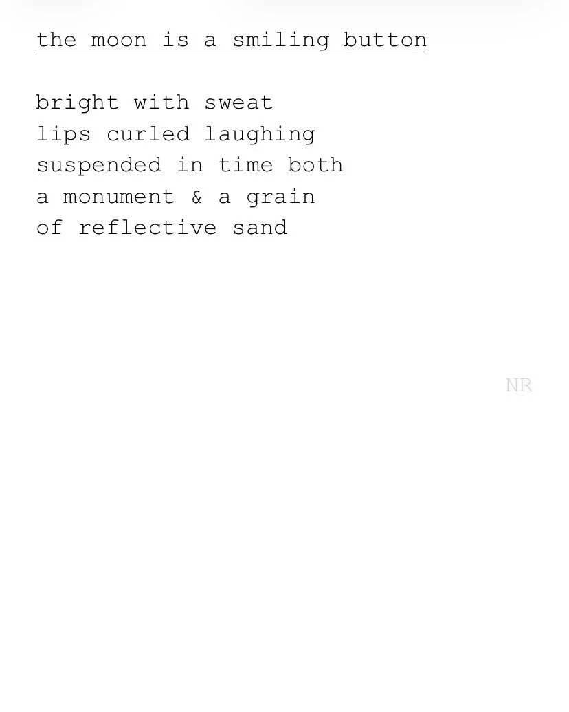 day 450: the moon is a smiling button
