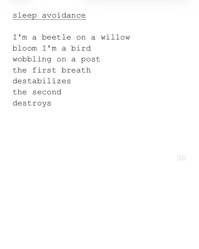 day 458: sleep avoidance