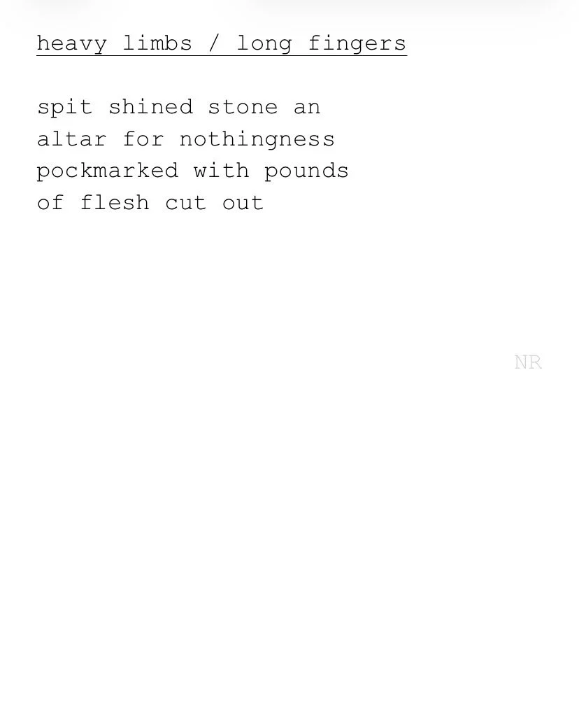 day 480: heavy limbs / long fingers