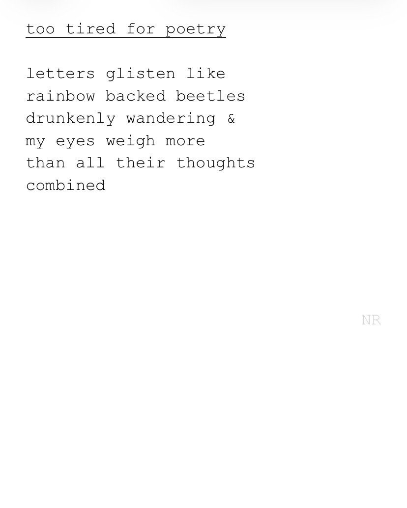 day 523: too tired for poetry