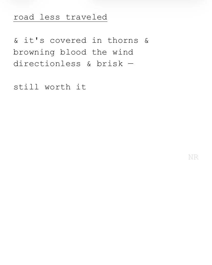 day 599: road less traveled