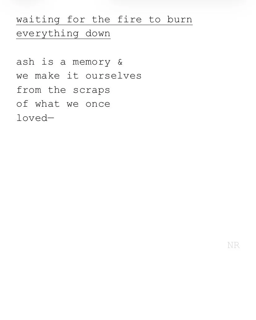 day 616: waiting for the fire to burn everything down