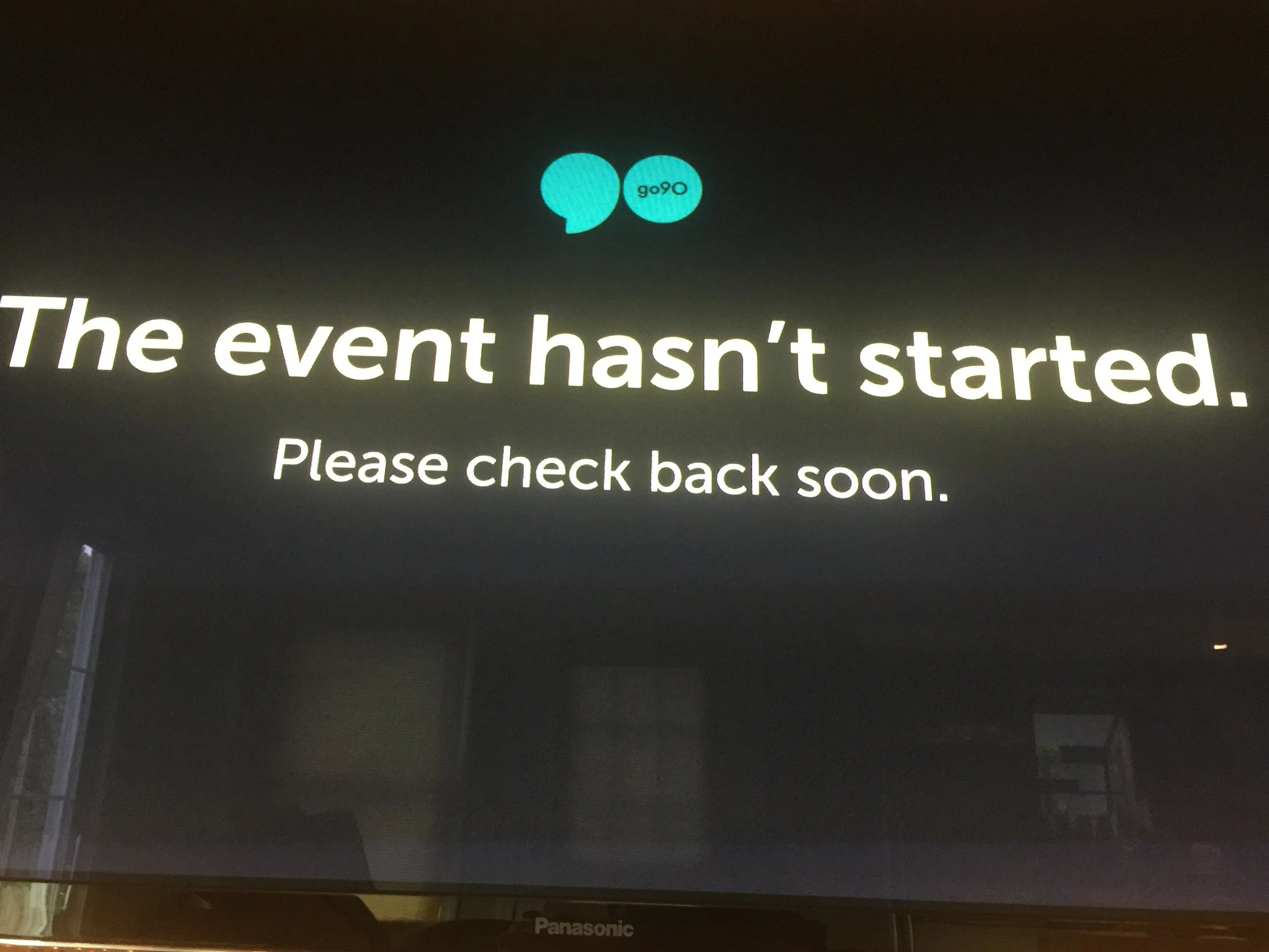 False. This was mid-match.