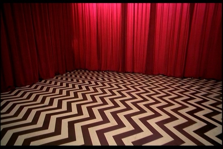 The Black Lodge: A live view of my house on Sunday night.