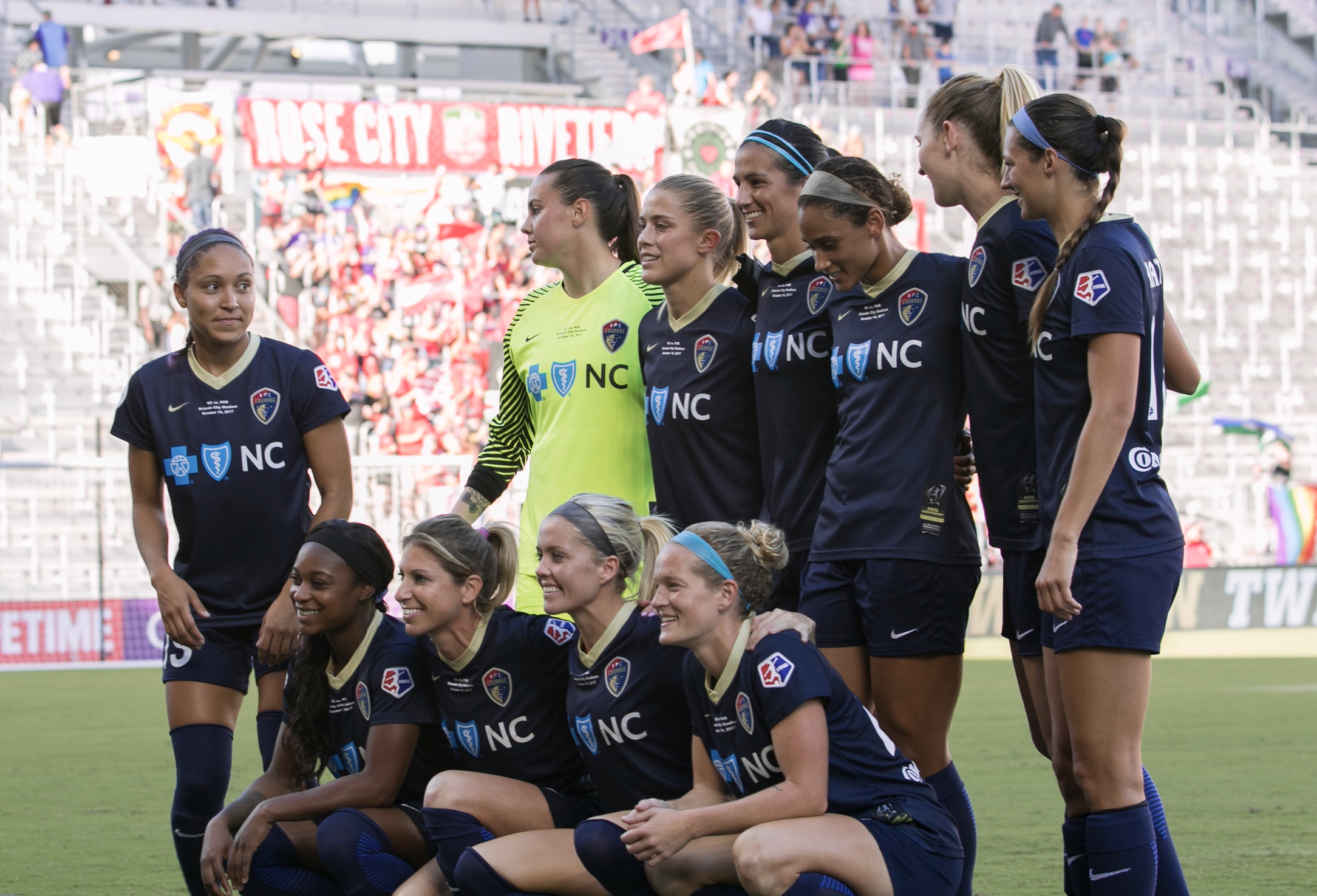 Your 2017 NWSL Championship starters for the NC Courage. Photo: @BDZsports