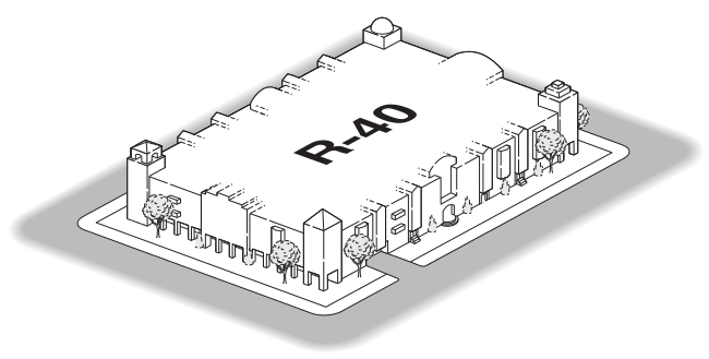 Zoning Design Guidelines Conventional zoning requirements, plus frequency of openings and surface articulation specified
