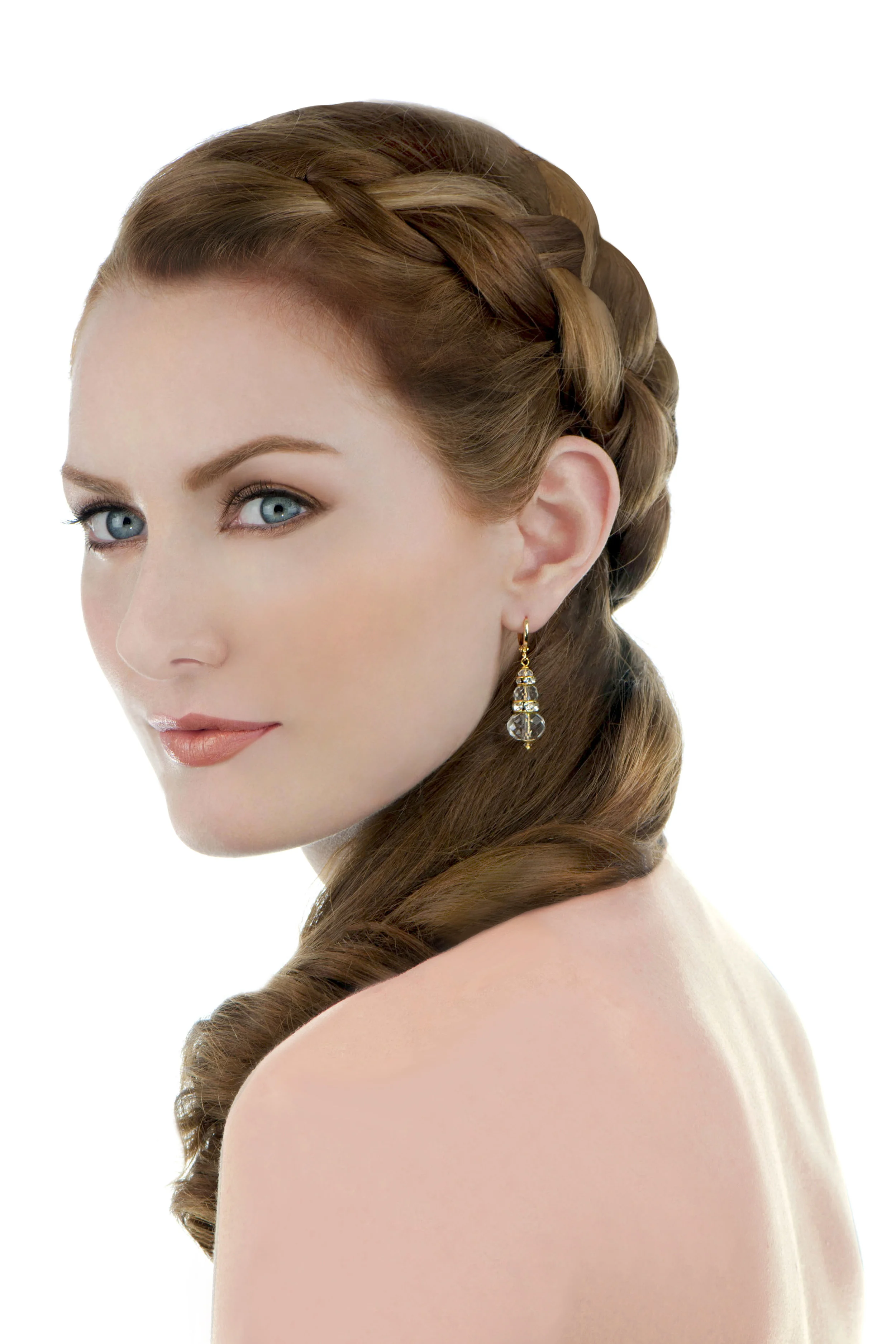 photo: Corey Gomes hair and makeup: Noel McKinnon Seaside Crystal Earrings