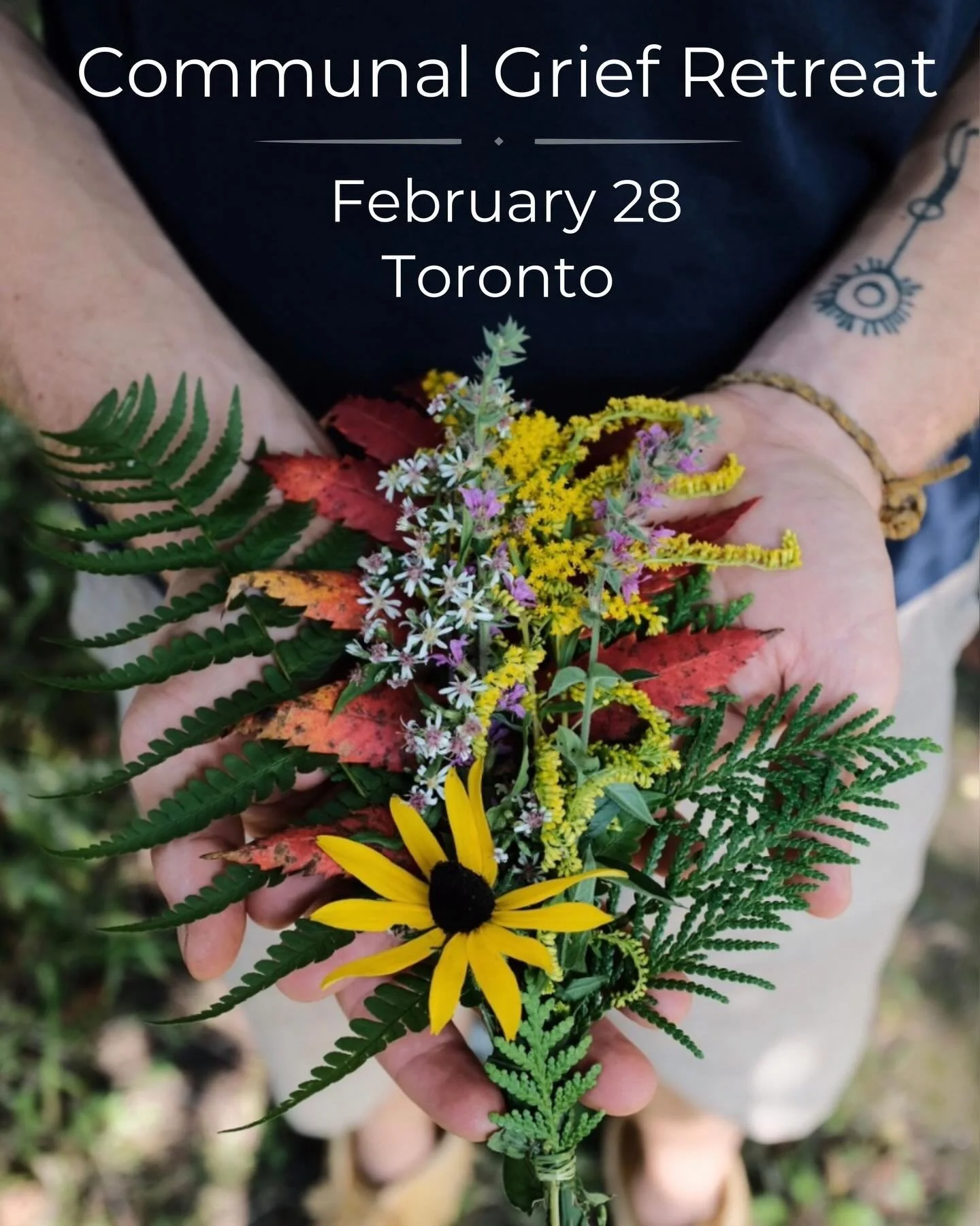 Communal Grief Retreat 🌿
Saturday, February 28, 9:30 am - 6 pm
Beach United Church (Main Hall)
Tkaronto (Toronto), Ontario
Co-facilitated by Mila Redwood and Michael McCarthy

&ldquo;Grief and love are sisters, woven together from the beginning. The