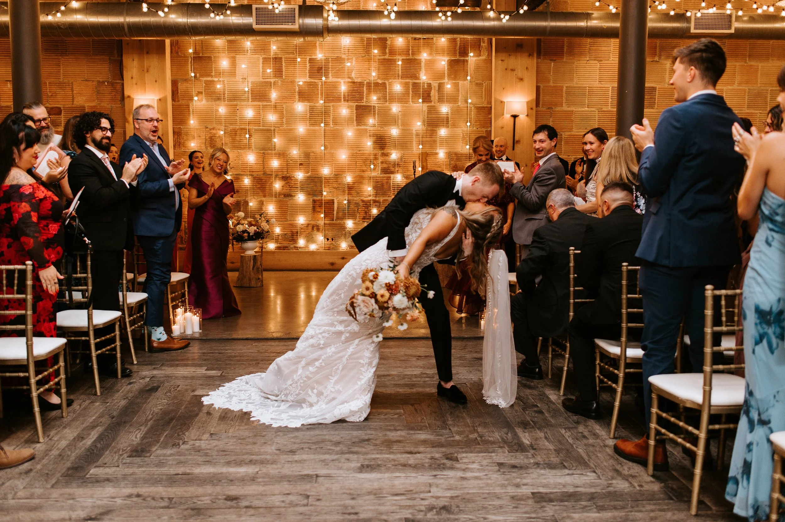 Fall Wedding at Lake Park &amp; The Atrium | Milwaukee Wedding Photographer
