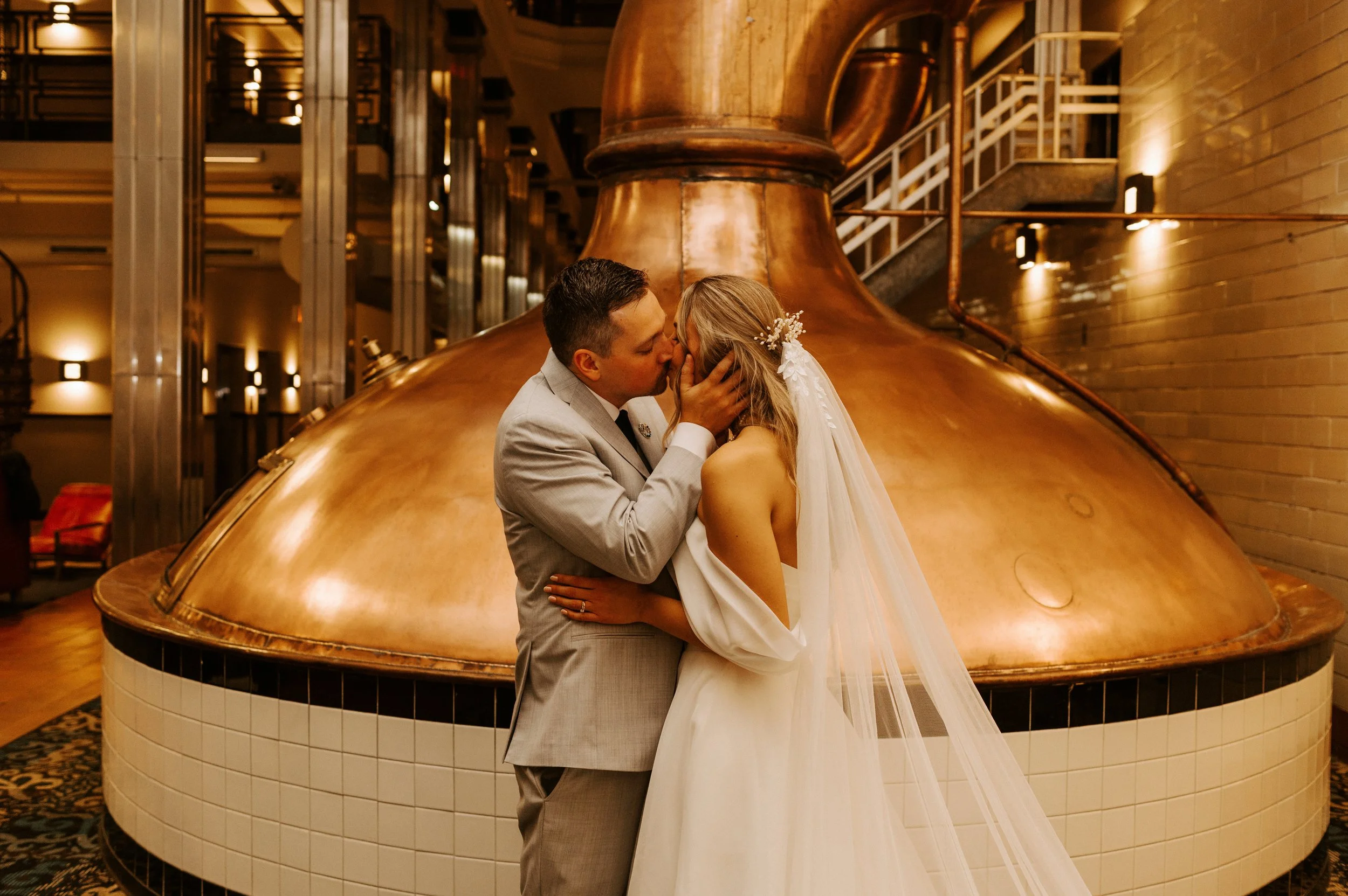 November Wedding at Pabst Best Place | Milwaukee Wedding Photographer