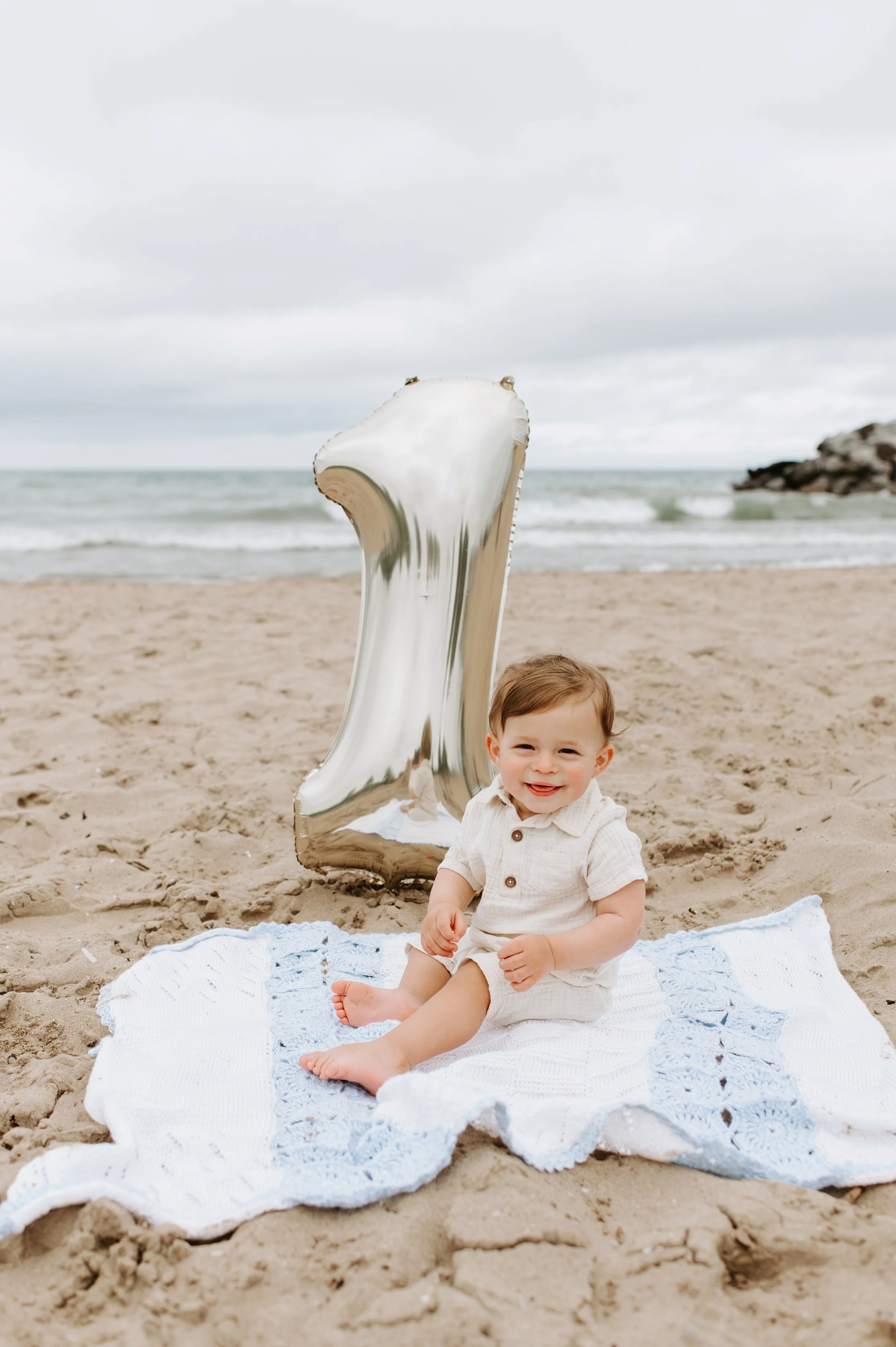 First Birthday Family Session at Bender Park | Oak Creek Family Photographer