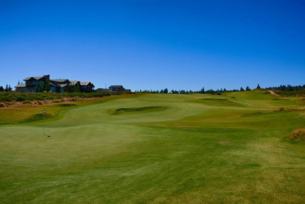 Looking back at hole 2.