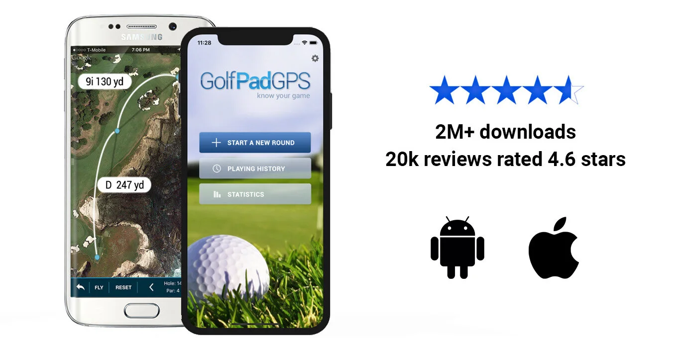 Free golf rangefinder & scoring app — Golf Pad