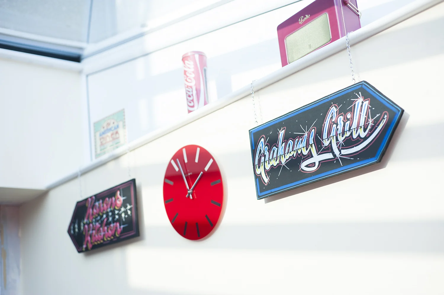 Signs hand crafted by Gary Walker of Flash Signs