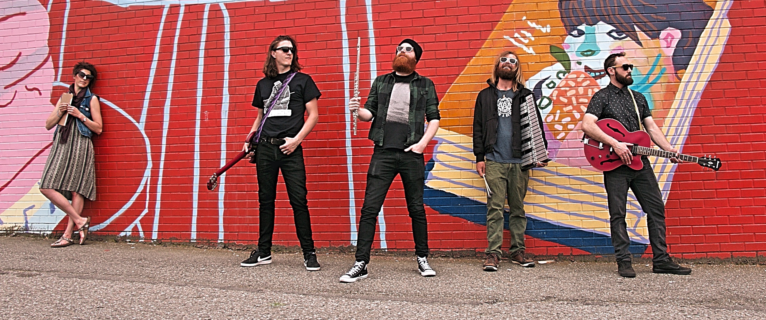 Meet The Flute Loops: (L-R) Peter, Thomas, Jayson, Lance