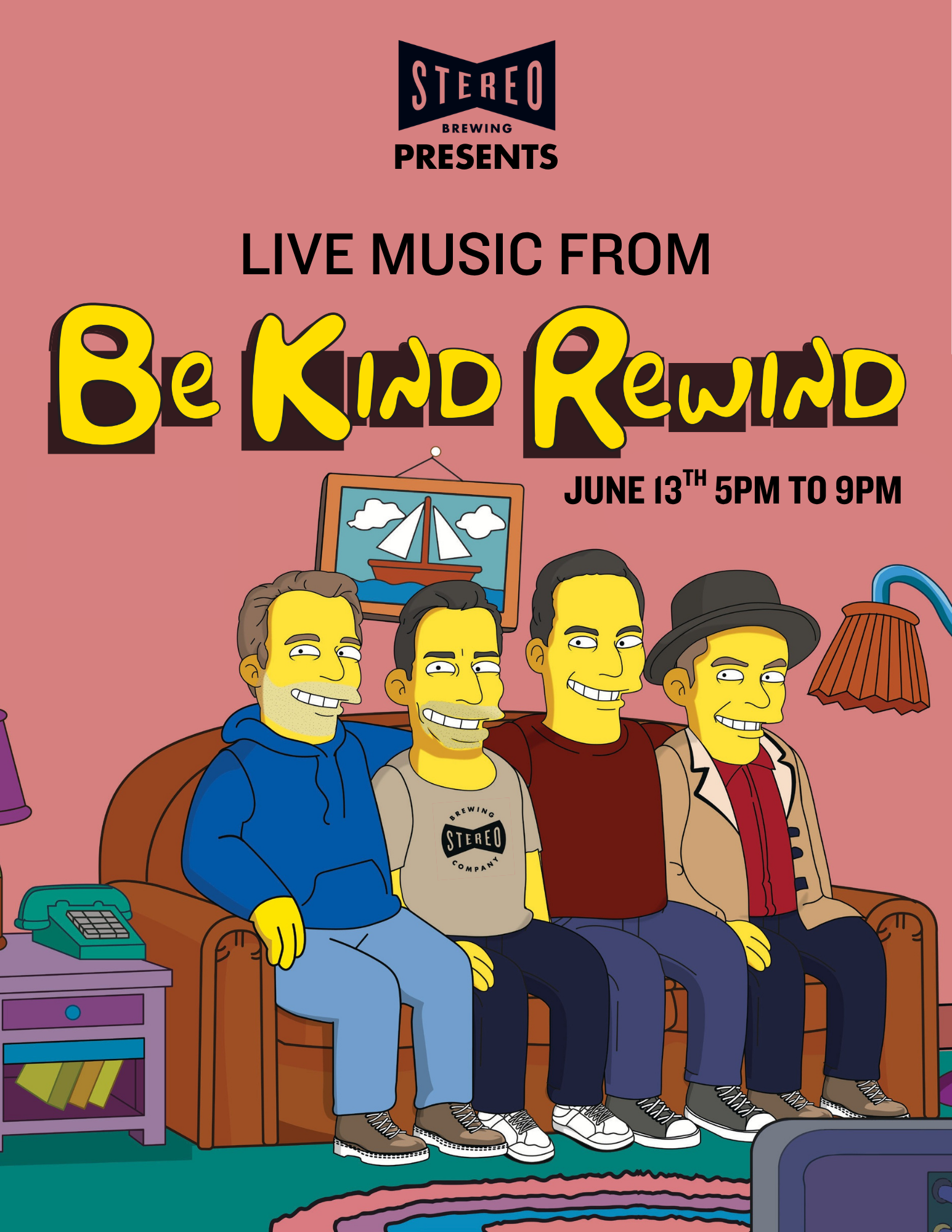 LIVE MUSIC FROM BE KIND REWIND