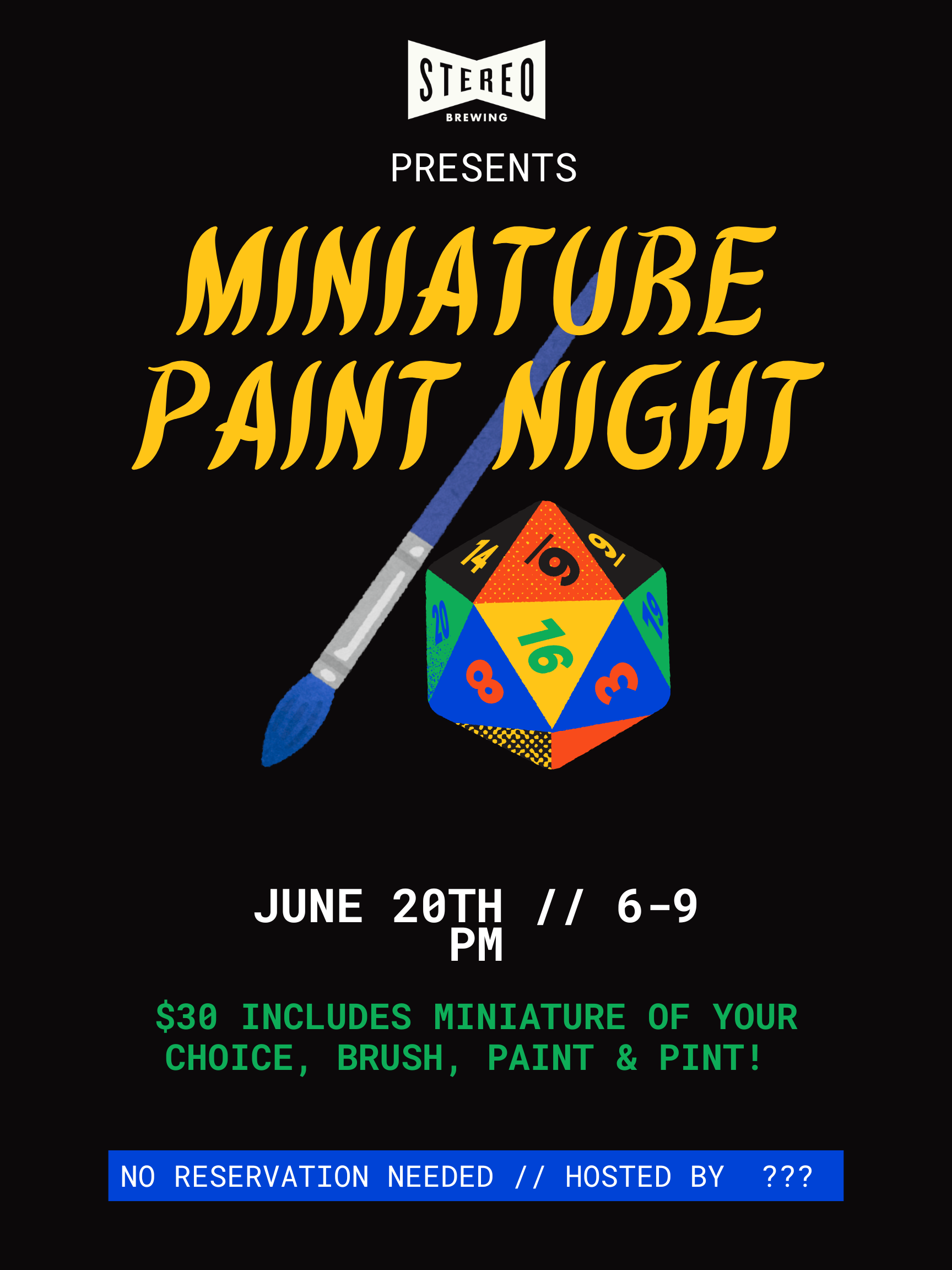 MINIATURE PAINT NIGHT